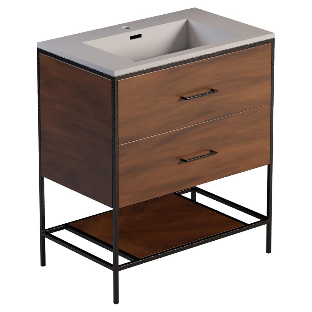 differnz Differnz Industrial meubelset – 75 cm – FSC® – walnut