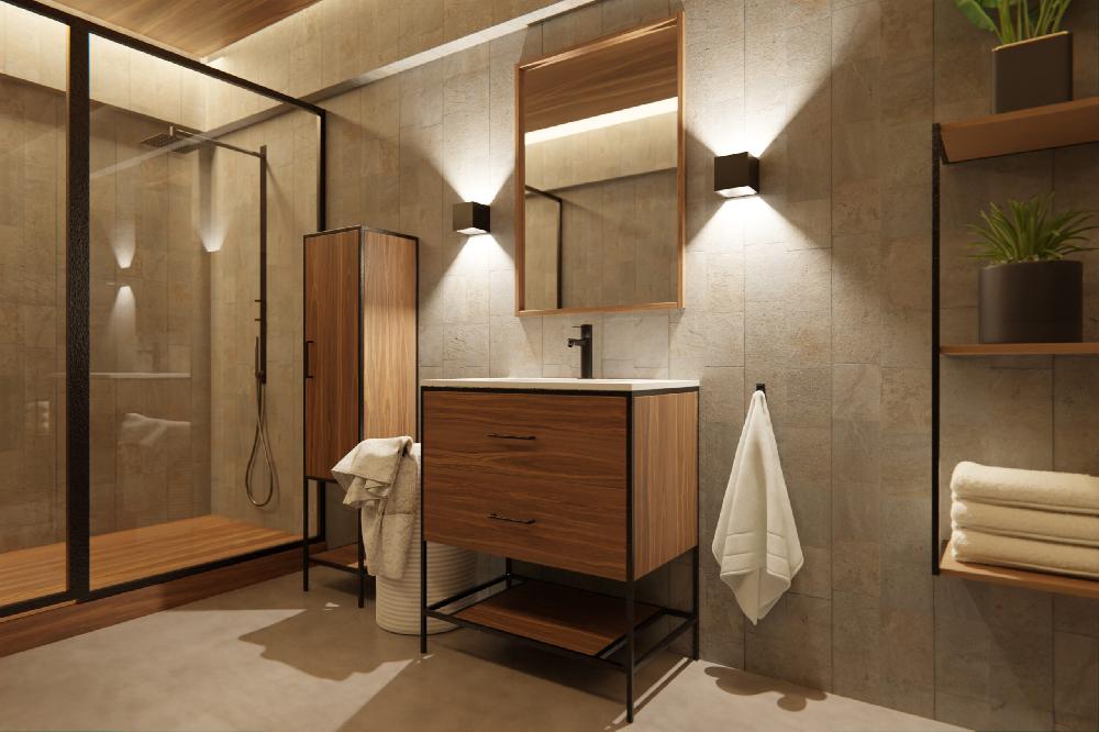 Differnz Differnz Industrial Wastafel – 75 X 46 Cm – Kunstmarmer – Wit