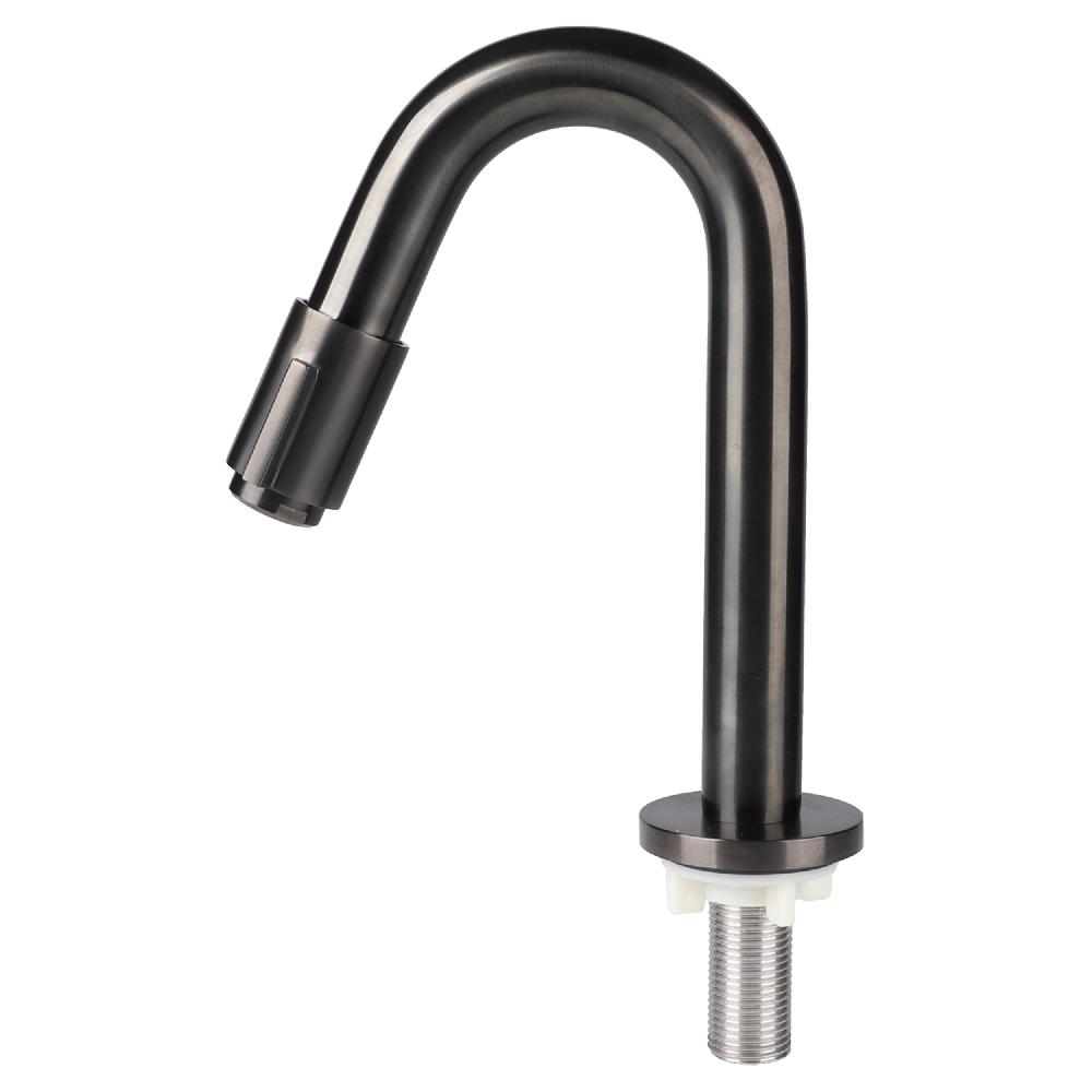 Differnz Differnz Koudwaterkraan – Gebogen – 19 Cm – Gun Metal