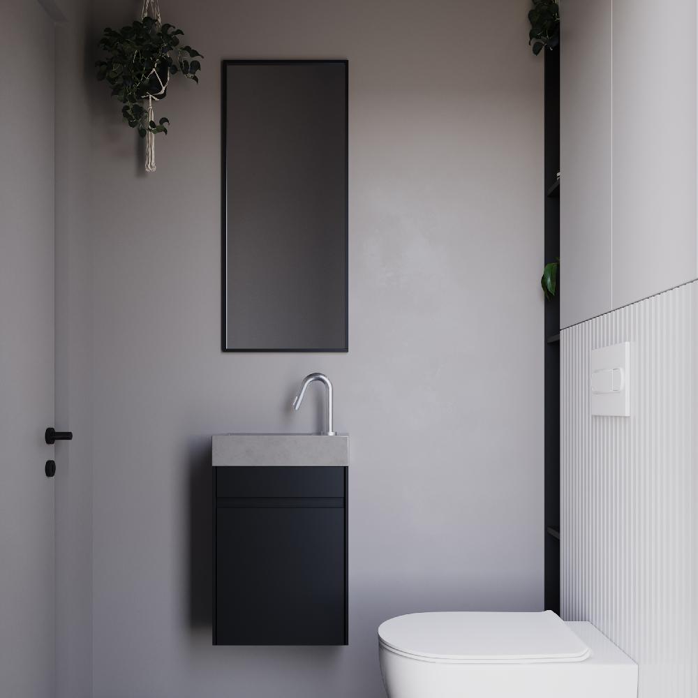 Differnz Differnz Koudwaterkraan – Gebogen – 19 Cm – Mat Chroom