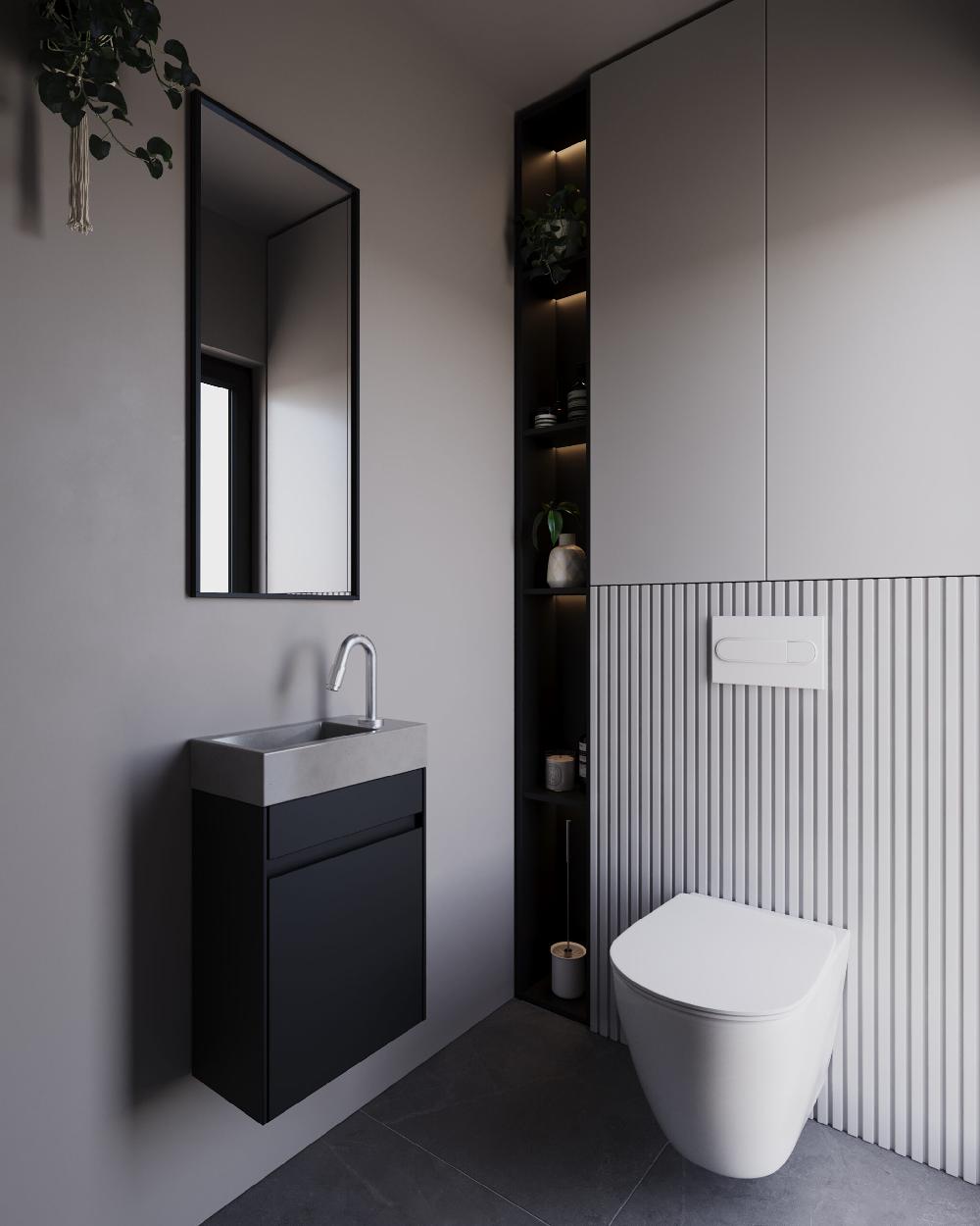 Differnz Differnz Koudwaterkraan – Gebogen – 19 Cm – Mat Chroom