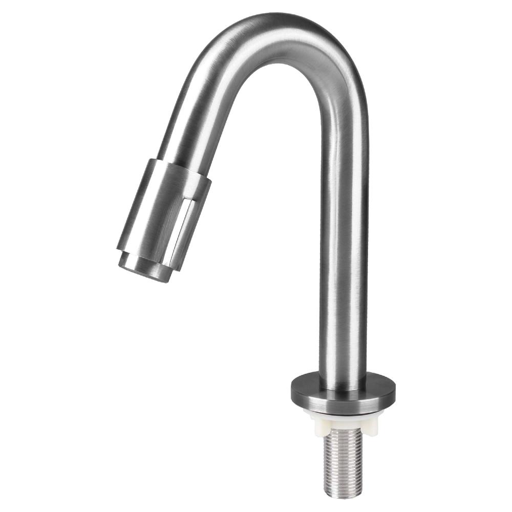 differnz Differnz koudwaterkraan – gebogen – 19 cm – mat chroom