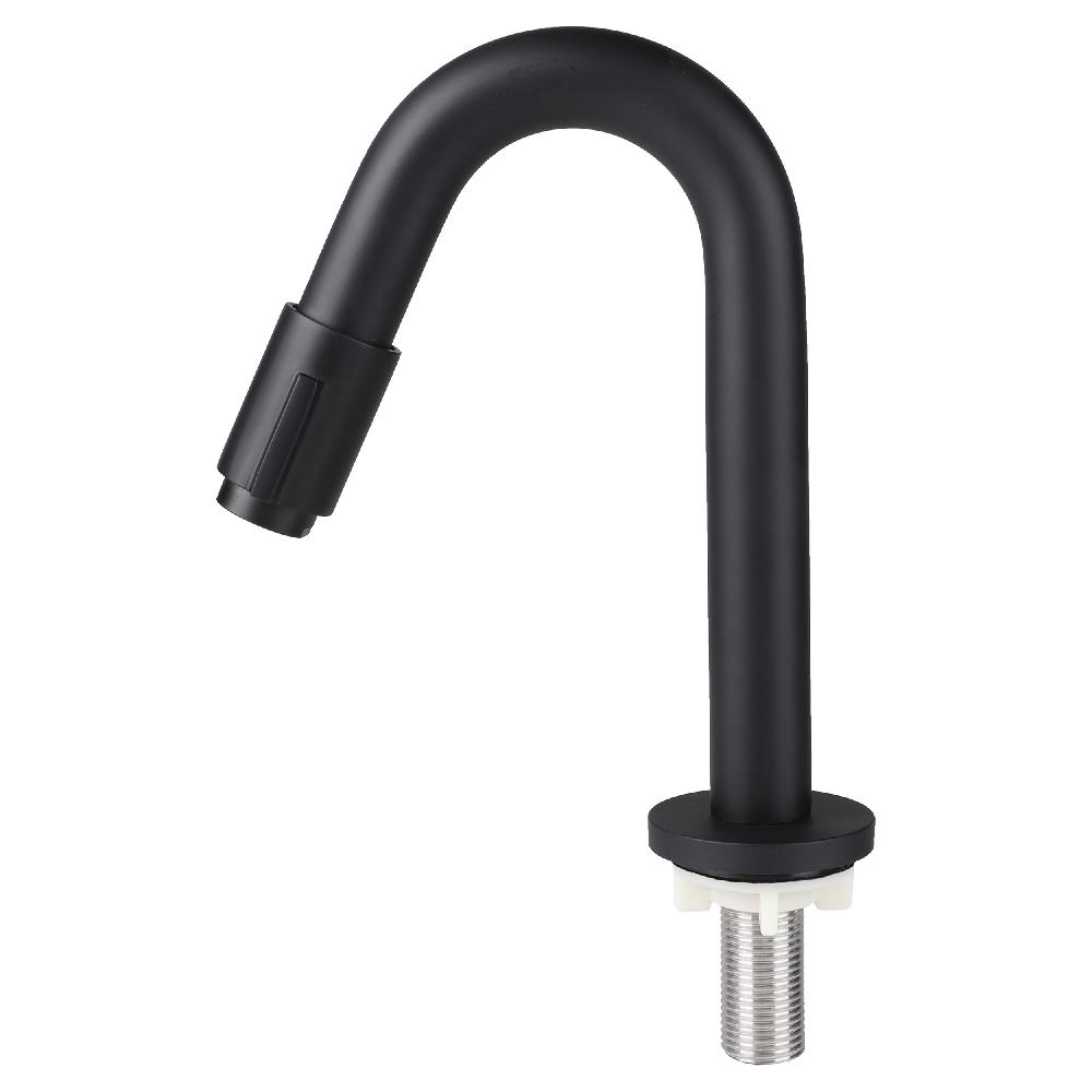 Differnz Differnz Koudwaterkraan – Gebogen – 19 Cm – Mat Zwart