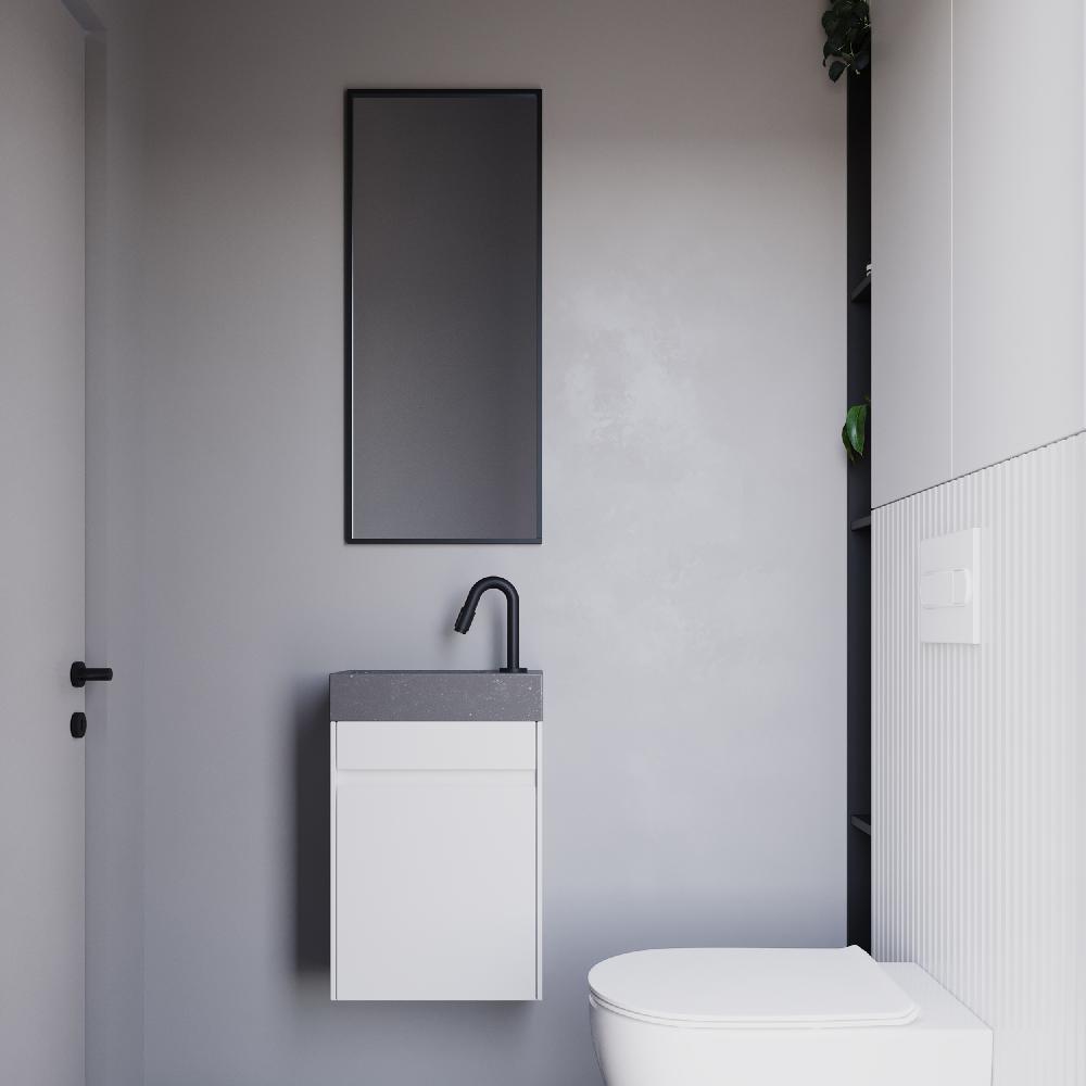 Differnz Differnz Koudwaterkraan – Gebogen – 19 Cm – Mat Zwart