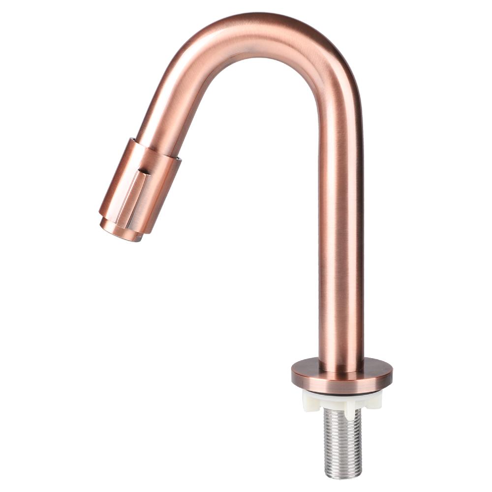 Differnz Differnz Koudwaterkraan – Gebogen – 19 Cm – Rood Koper