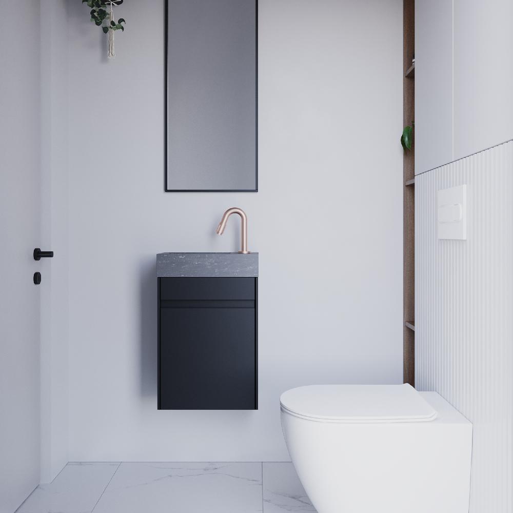 Differnz Differnz Koudwaterkraan – Gebogen – 19 Cm – Rood Koper