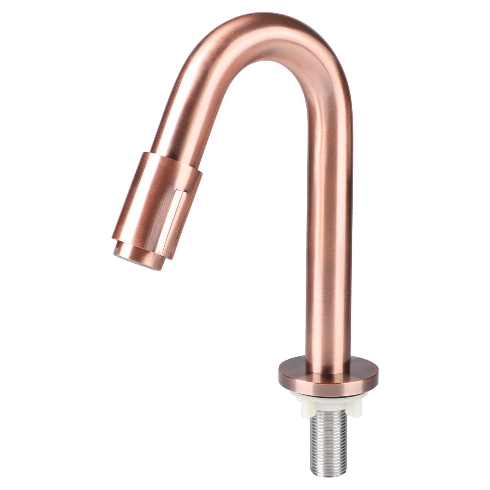 differnz Differnz koudwaterkraan – gebogen – 19 cm – rood koper