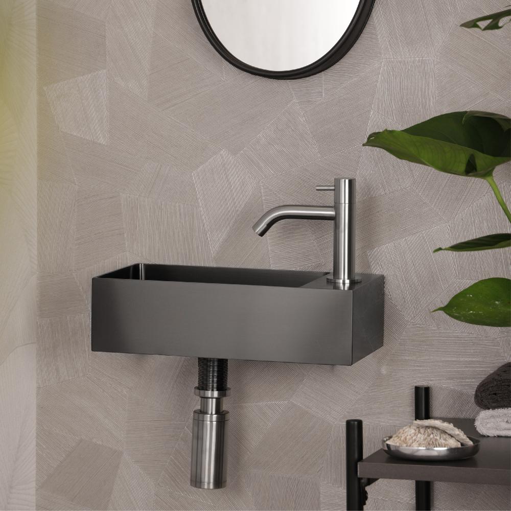 Differnz Differnz Koudwaterkraan – Gebogen – Mat Chroom