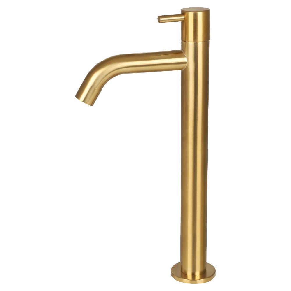 differnz Differnz koudwaterkraan – hoog – 28.5 x 11.5 cm – mat goud