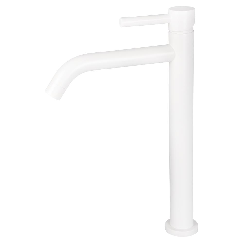 differnz Differnz kraan – koud/warm – hoog – gebogen kraan – mat wit