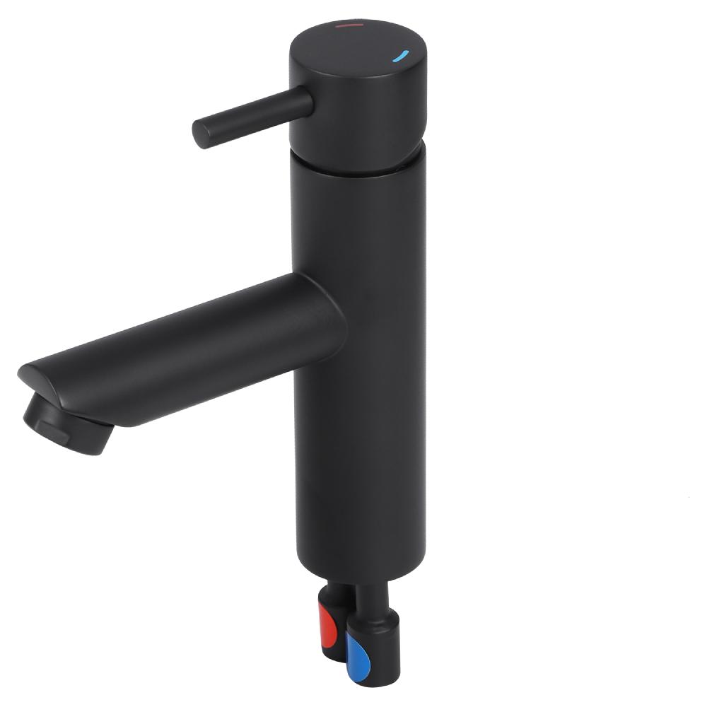 differnz Differnz kraan – koud/warm – kraan recht – mat zwart