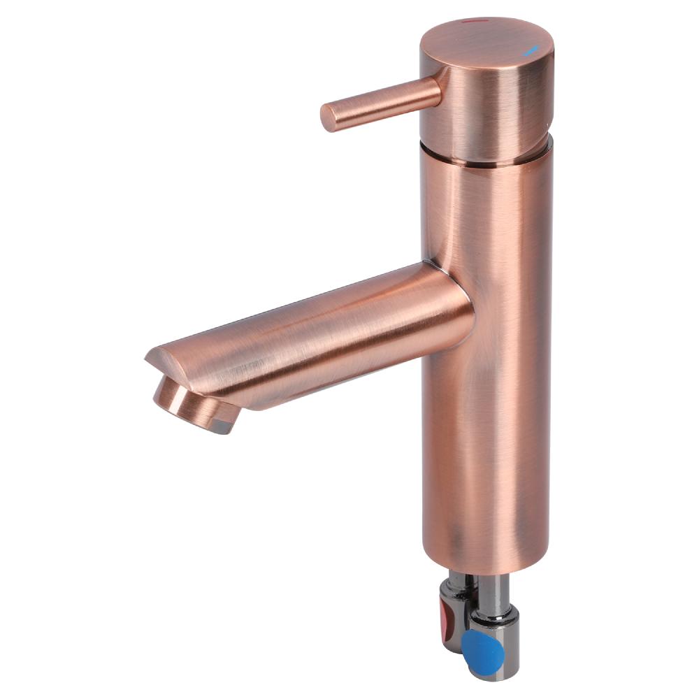 differnz Differnz kraan – koud/warm – kraan recht – rood koper