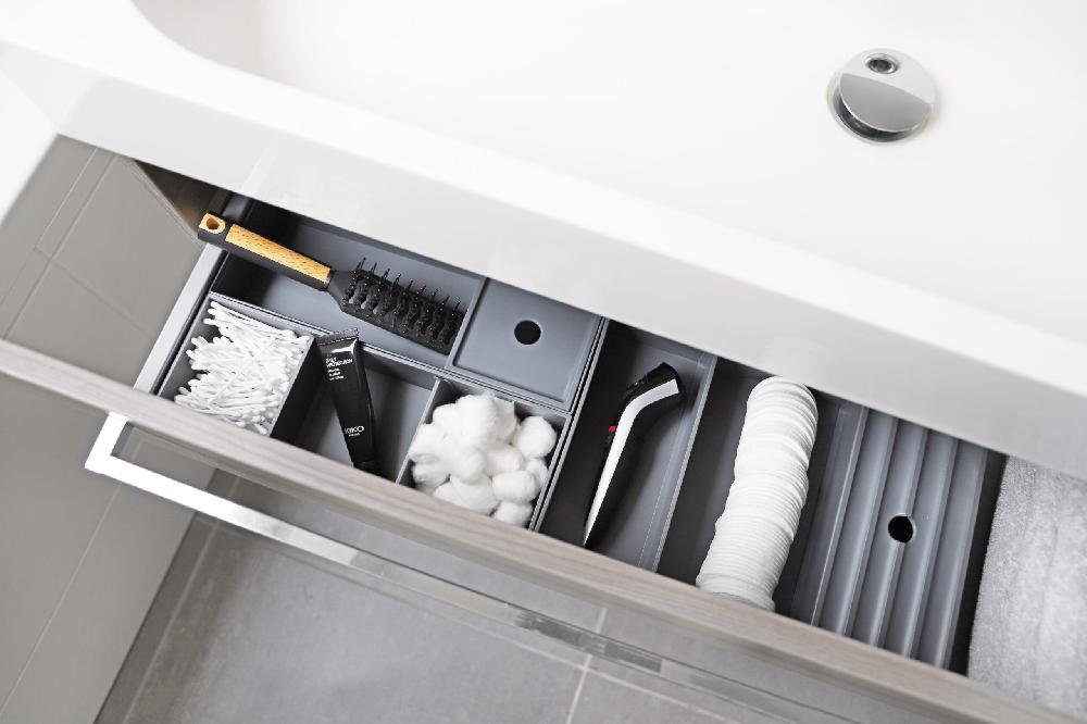 Differnz Differnz Lade Organizer – 32 X 21 X 6 Cm – Grijs