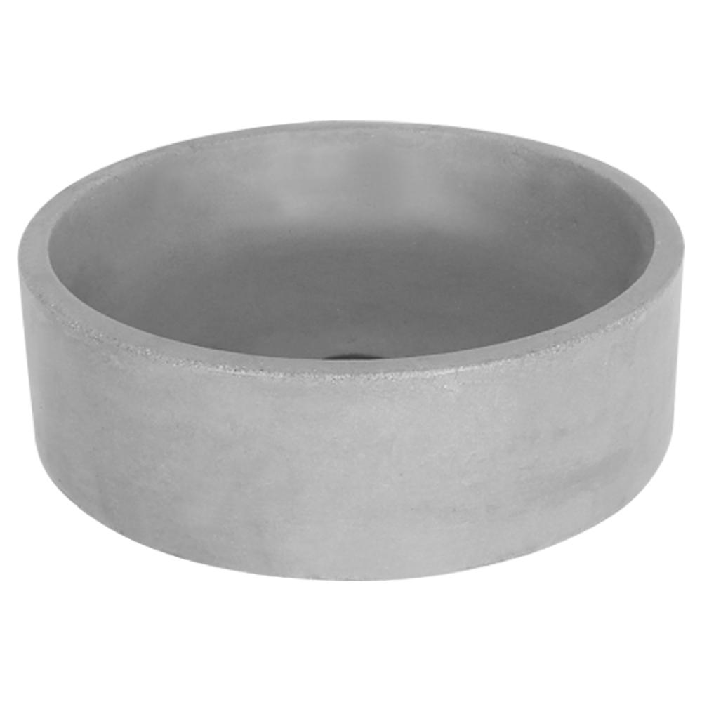 differnz Differnz Marba wastafel – Ø 42 cm – beton – lichtgrijs differnz Differnz Marba wastafel – Ø 42 cm – beton – lichtgrijs