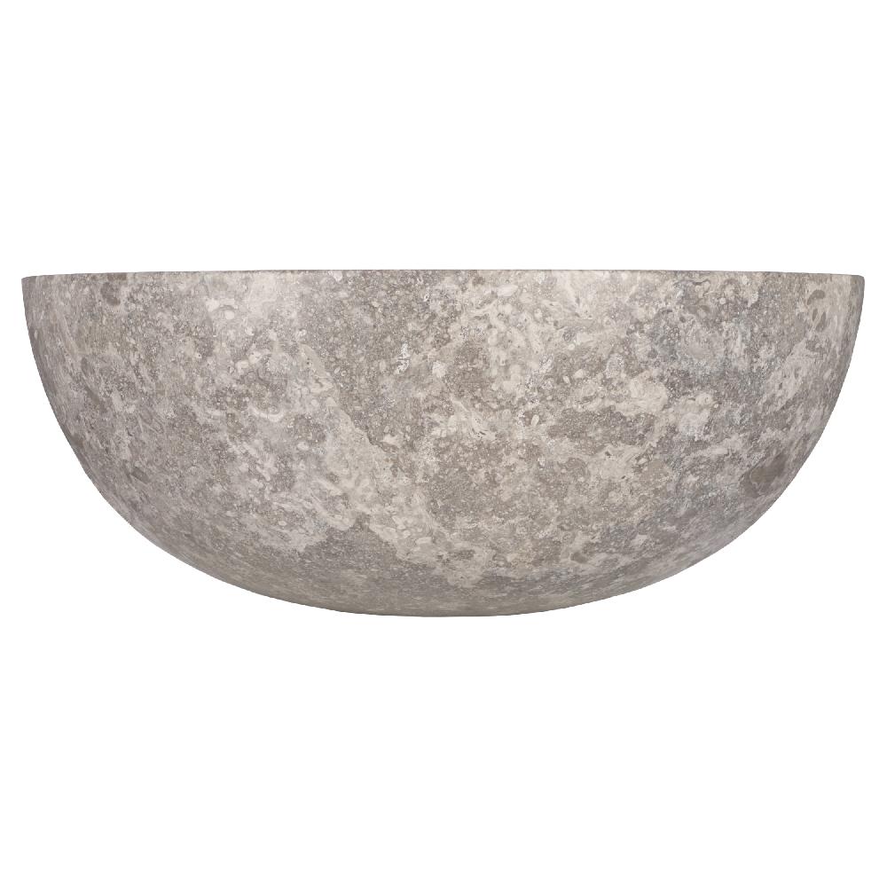 Differnz Differnz Marmor Waskom – Ø 40 X 14 Cm – Marmer – Grijs