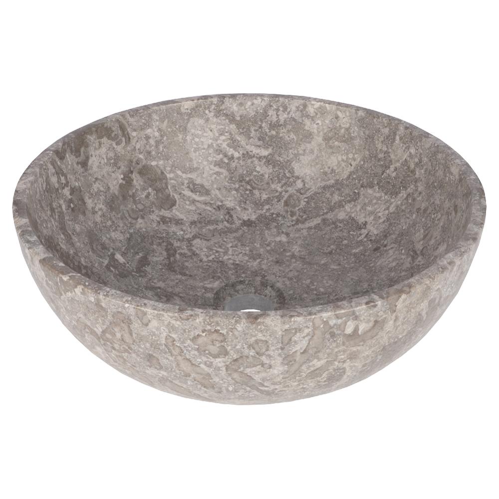 differnz Differnz Marmor waskom – Ø 40 x 14 cm – marmer – grijs