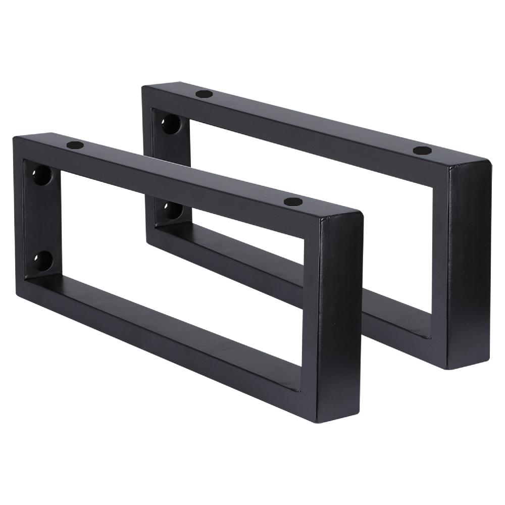 differnz Differnz ophangbeugel – voor wastafel – 2.5 x 44 x 15 cm – RVS – zwart