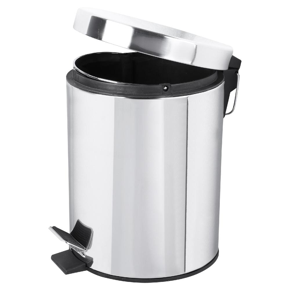 Differnz Differnz Pedaalemmer – 5 Liter – 20 X 27.5 Cm – Chroom