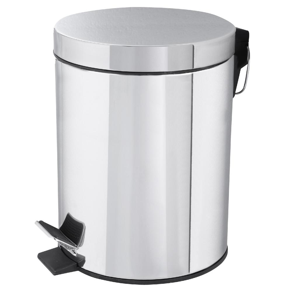 differnz Differnz pedaalemmer – 5 liter – 20 x 27.5 cm – chroom