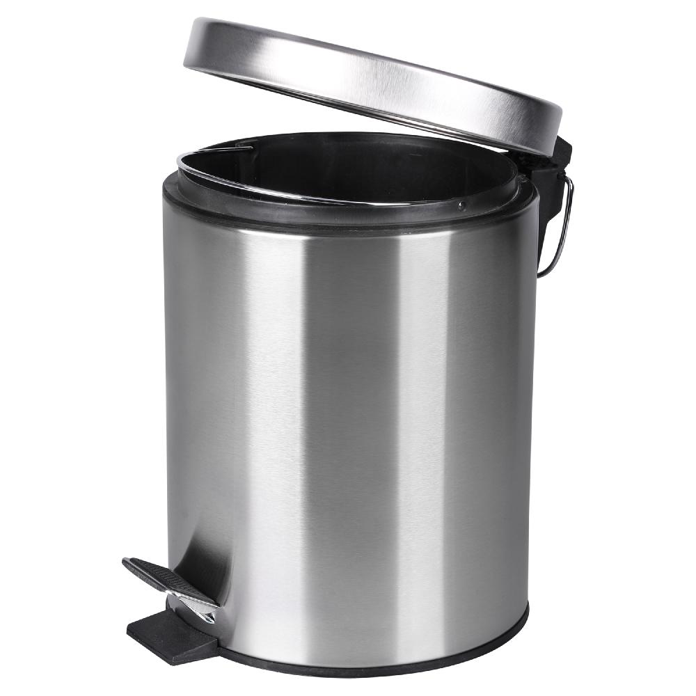 Differnz Differnz Pedaalemmer – 5 Liter – 20 X 27.5 Cm – Mat Chroom