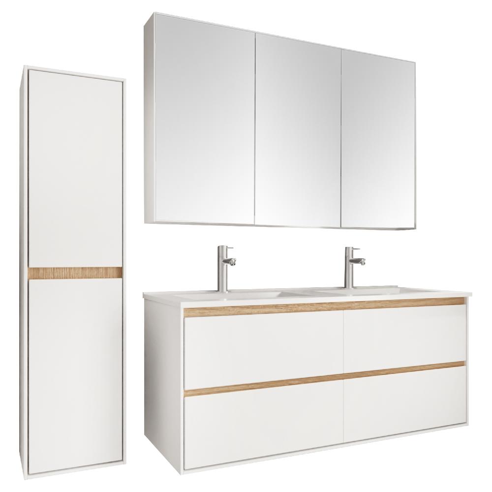 differnz Differnz Providence badmeubelset – 120 cm – FSC® – wit