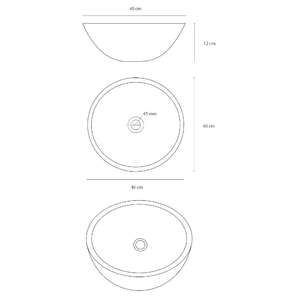 Differnz Differnz Ravano Fonteinset – Beton – Donkergrijs – Hoge Kraan Gebogen – Warm/koud – Chroom