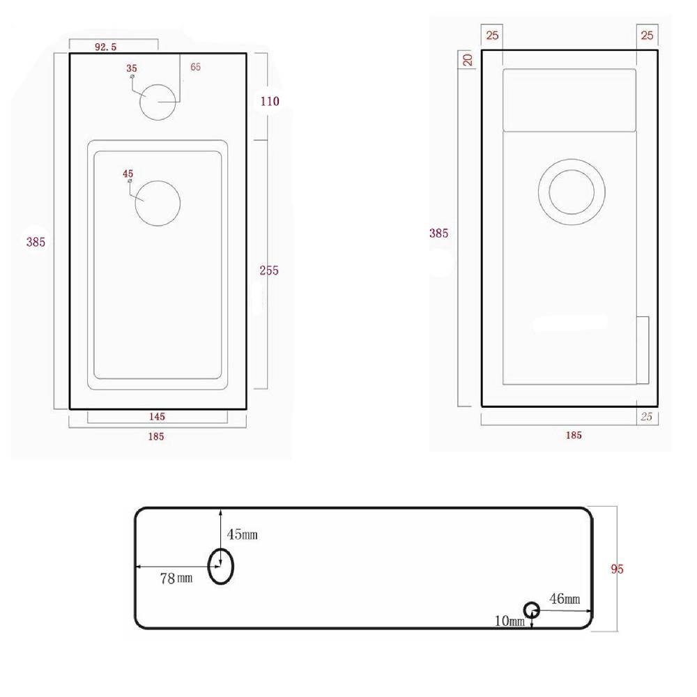 Differnz Differnz Ravo Fontein – Keramiek – 11.5 X 39.5 X 20.5 Cm
