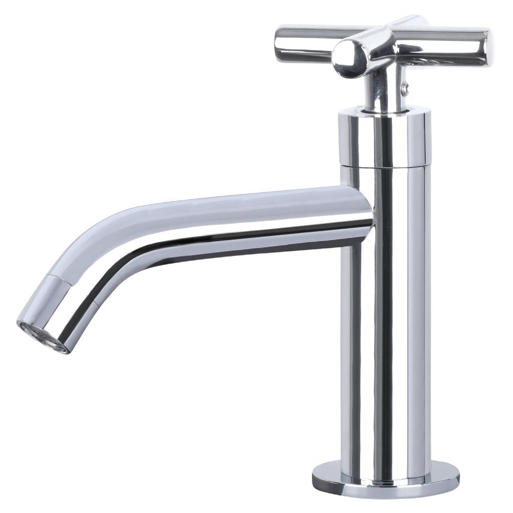 Differnz Differnz Ravo Fonteinset – Beton Donkergrijs – Kraan Kruis Chroom – 38.5 X 18.5 X 9 Cm – Met Handdoekrek