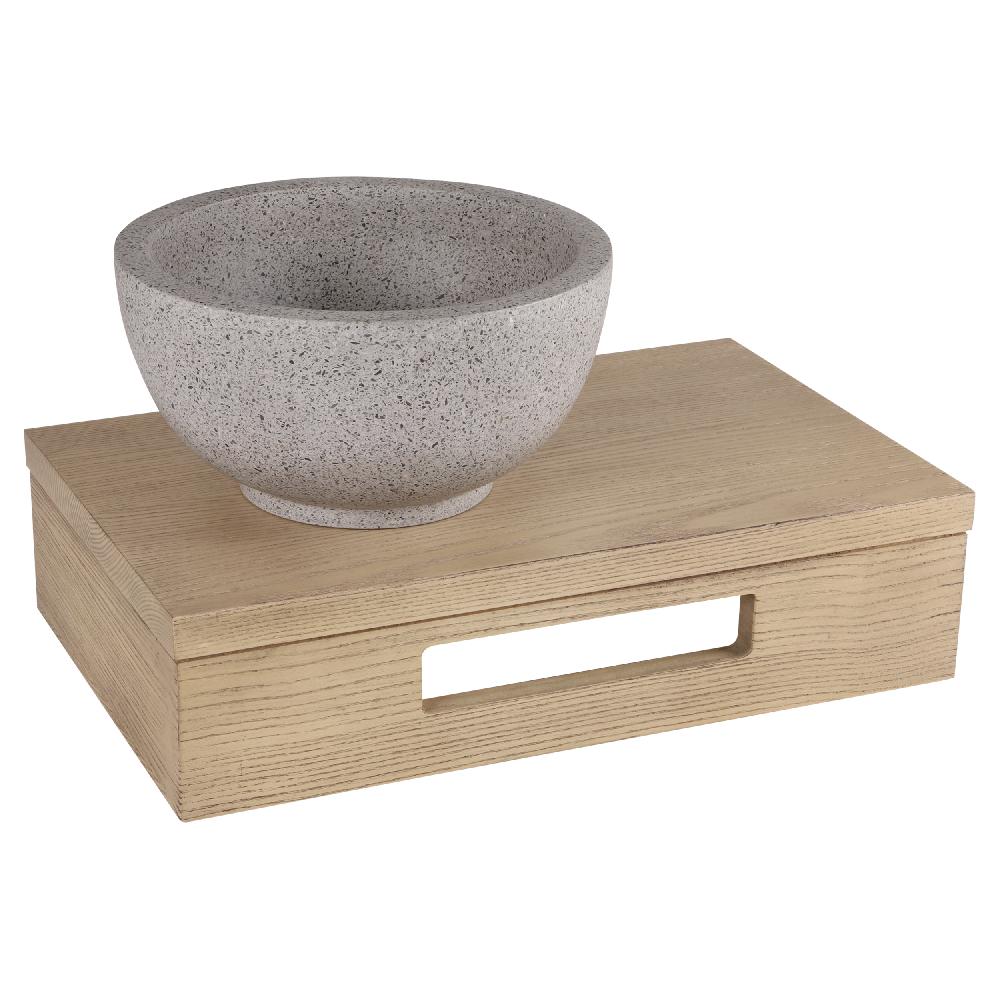 Differnz Differnz River Waskom – Ø 23 Cm – Terrazzo – Grijs – Fijn