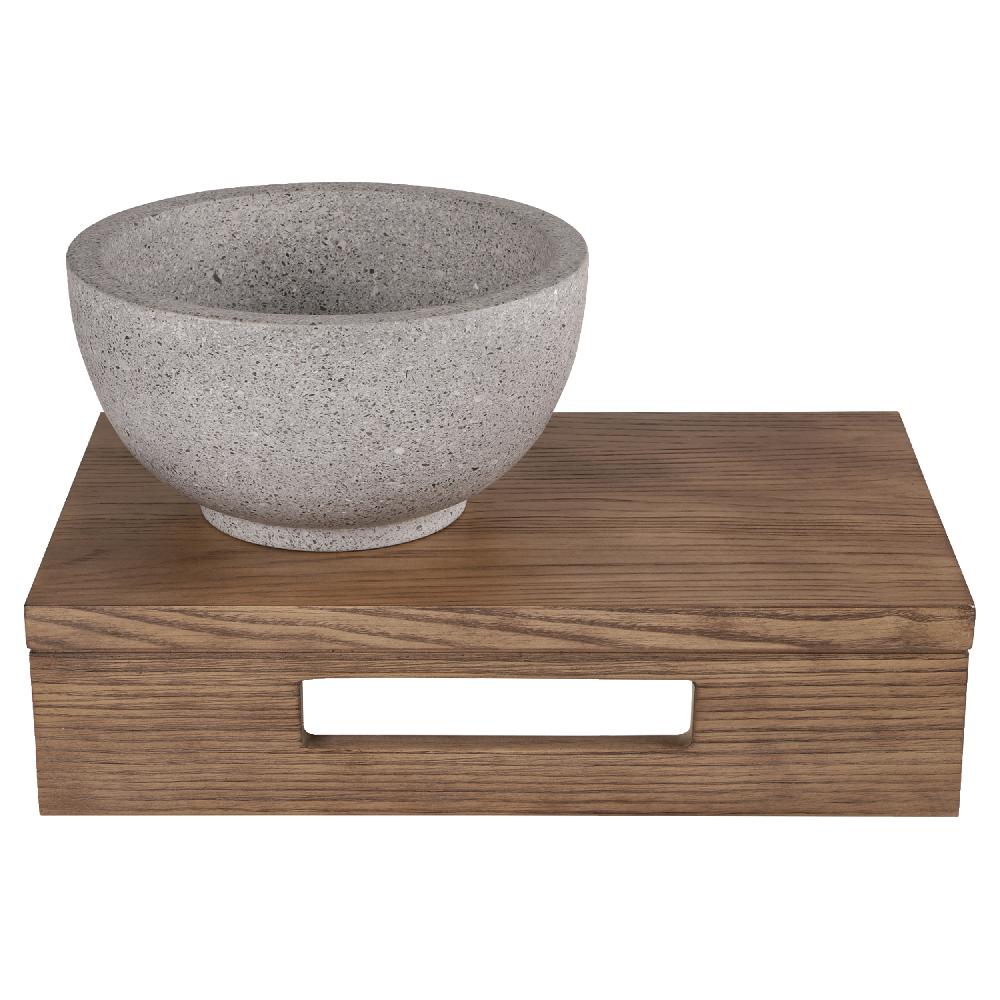 Differnz Differnz River Waskom – Ø 23 Cm – Terrazzo – Grijs – Fijn