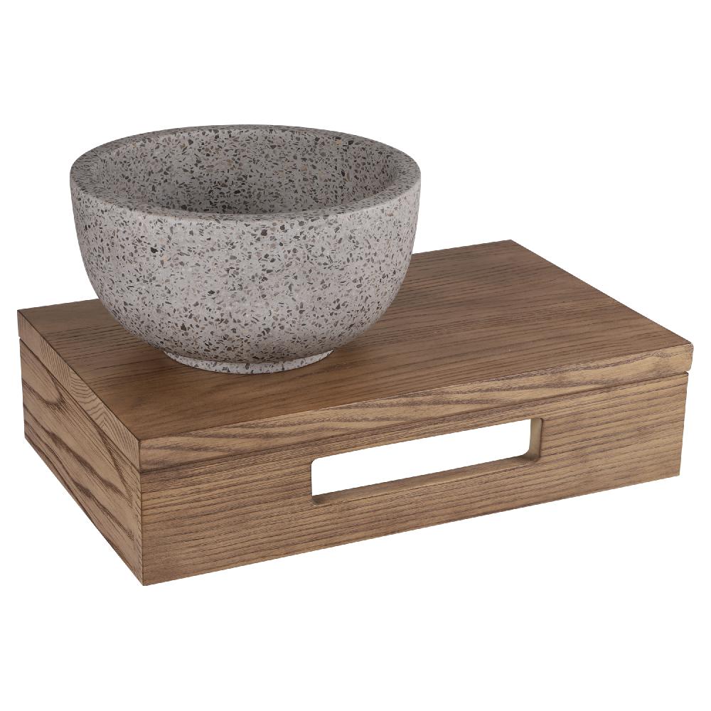 Differnz Differnz River Waskom – Ø 23 Cm – Terrazzo – Grijs – Grof