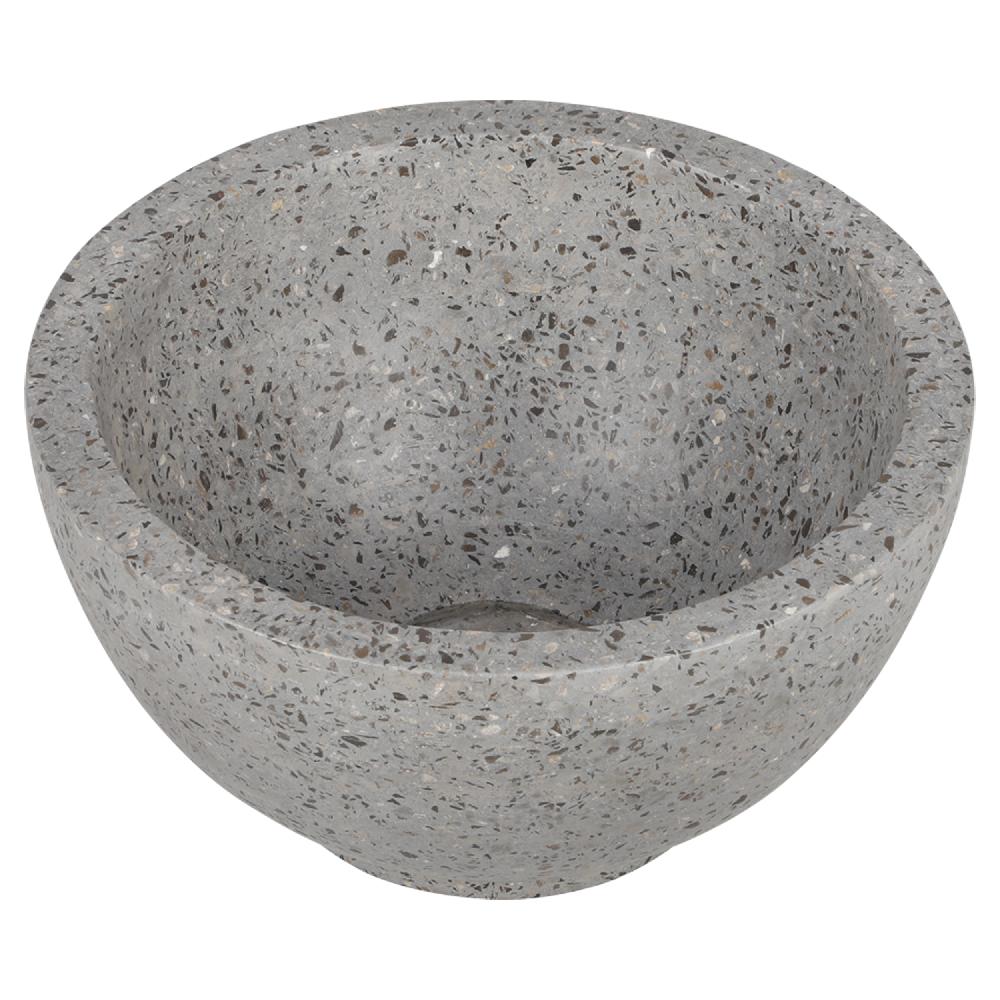differnz Differnz River waskom – Ø 23 cm – terrazzo – grijs – grof