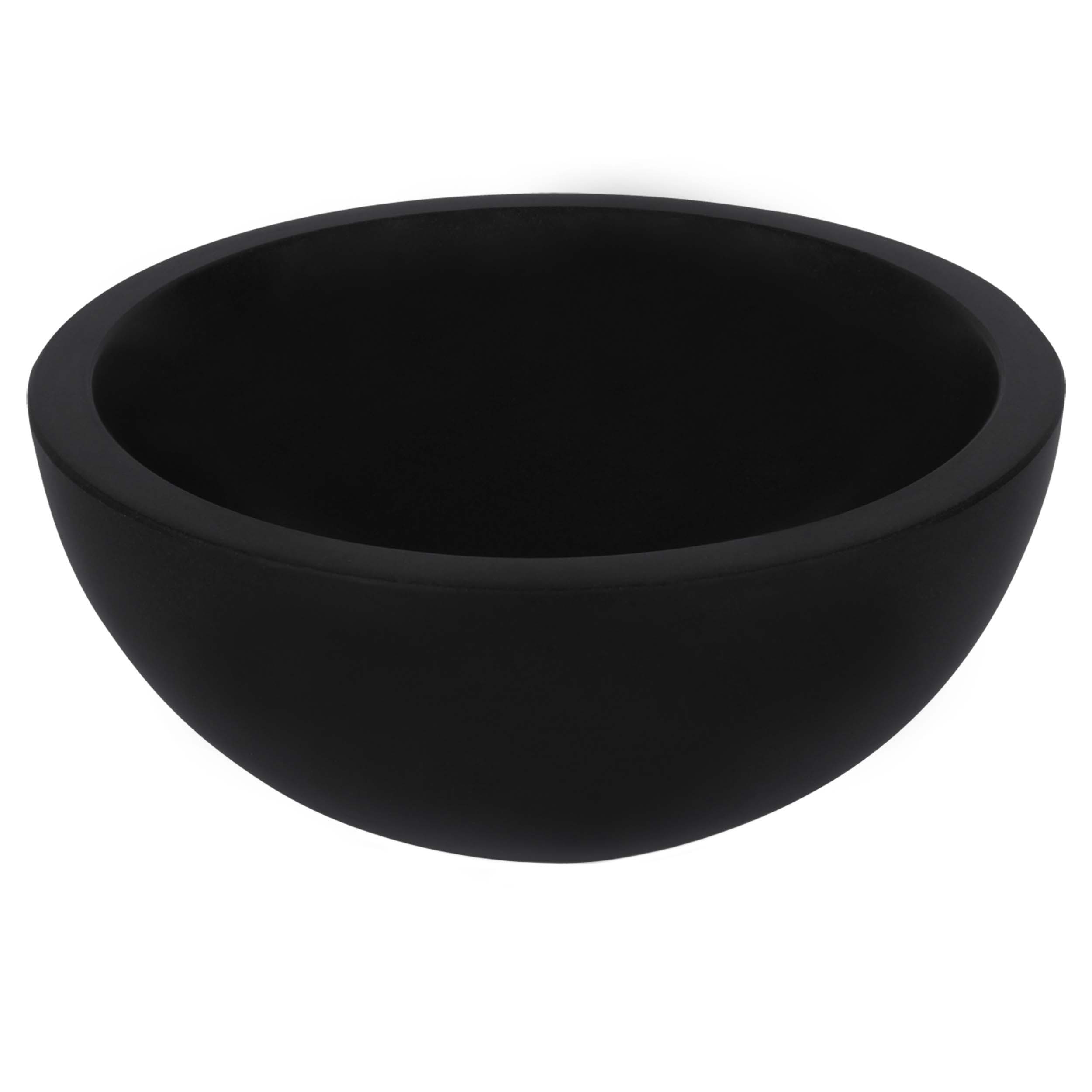 differnz Differnz River waskom – Ø 25 cm – keramiek – mat zwart