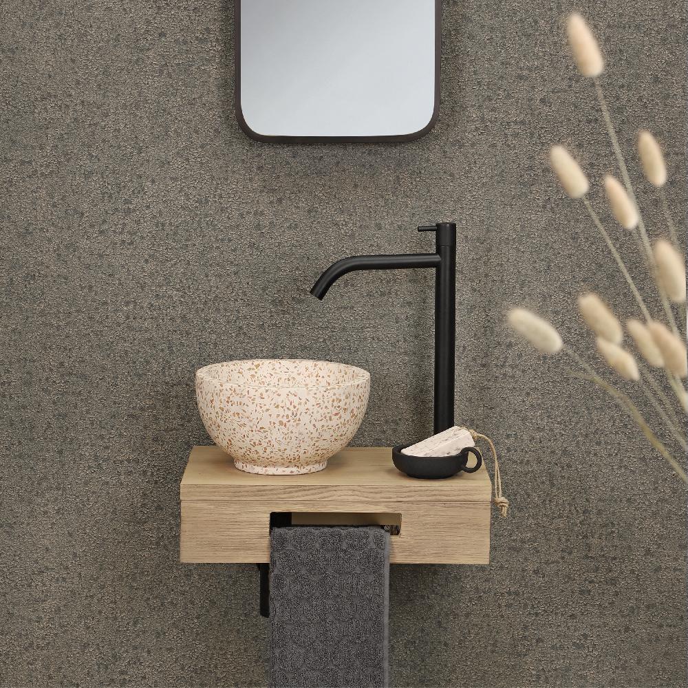 Differnz Differnz River Waskom – Ø 25 Cm – Terrazzo – Beige