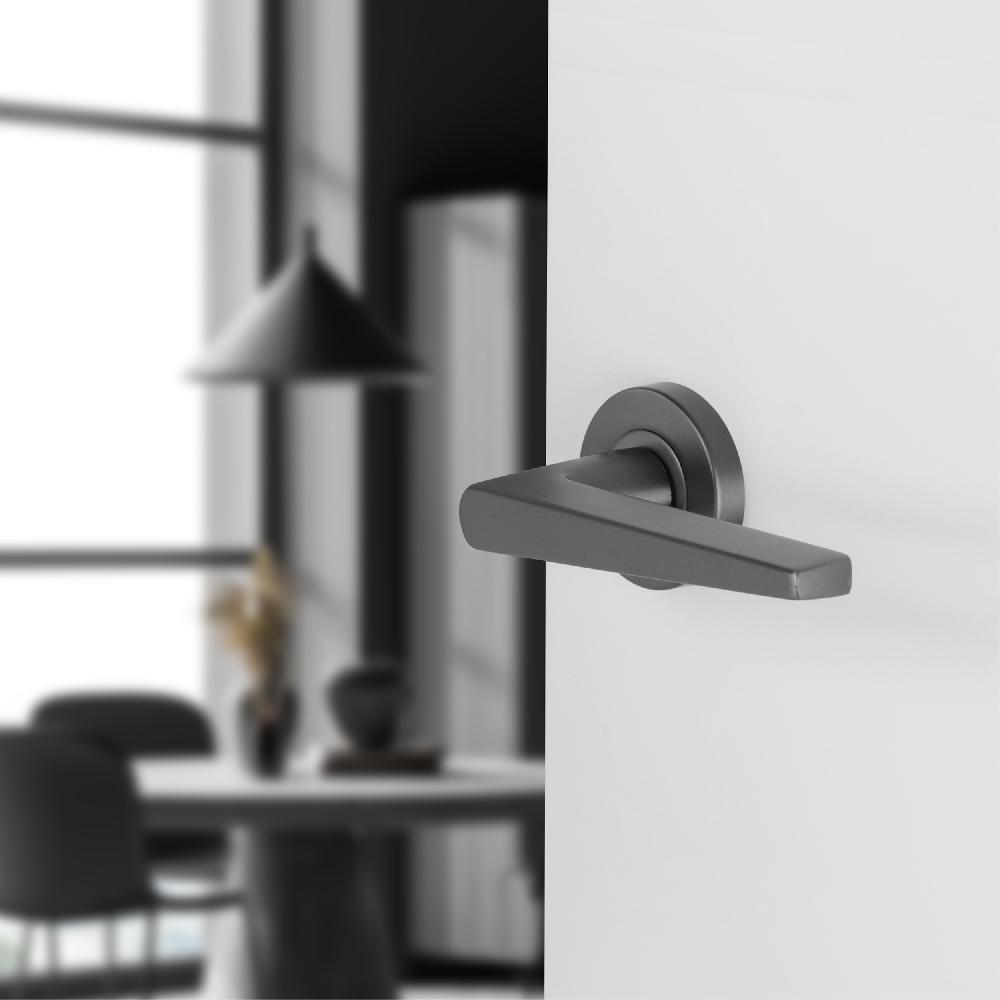 Differnz Differnz Rotterdam Deurkruk – Rond Rozet – Blind – Gun Metal