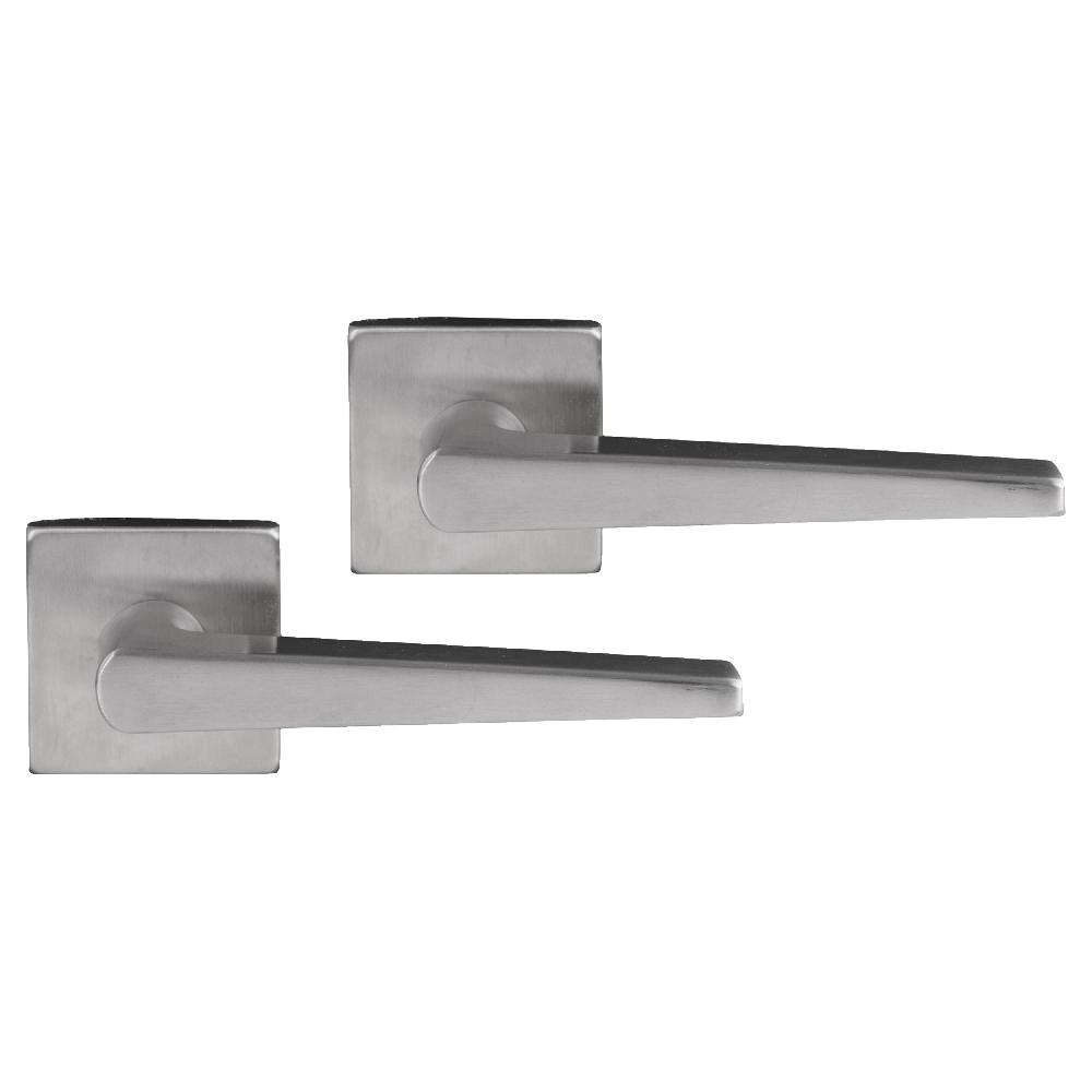 differnz Differnz Rotterdam deurkruk – vierkant rozet – blind – mat chroom