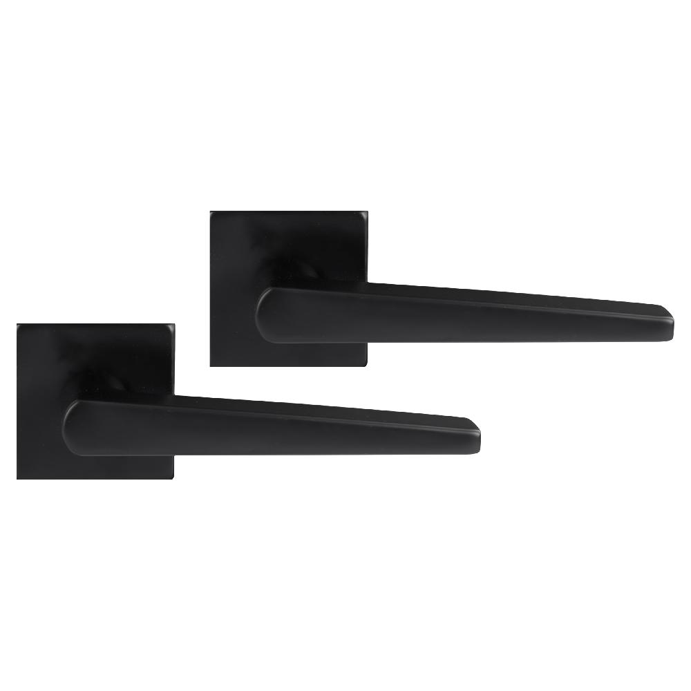 differnz Differnz Rotterdam deurkruk – vierkant rozet – blind – zwart