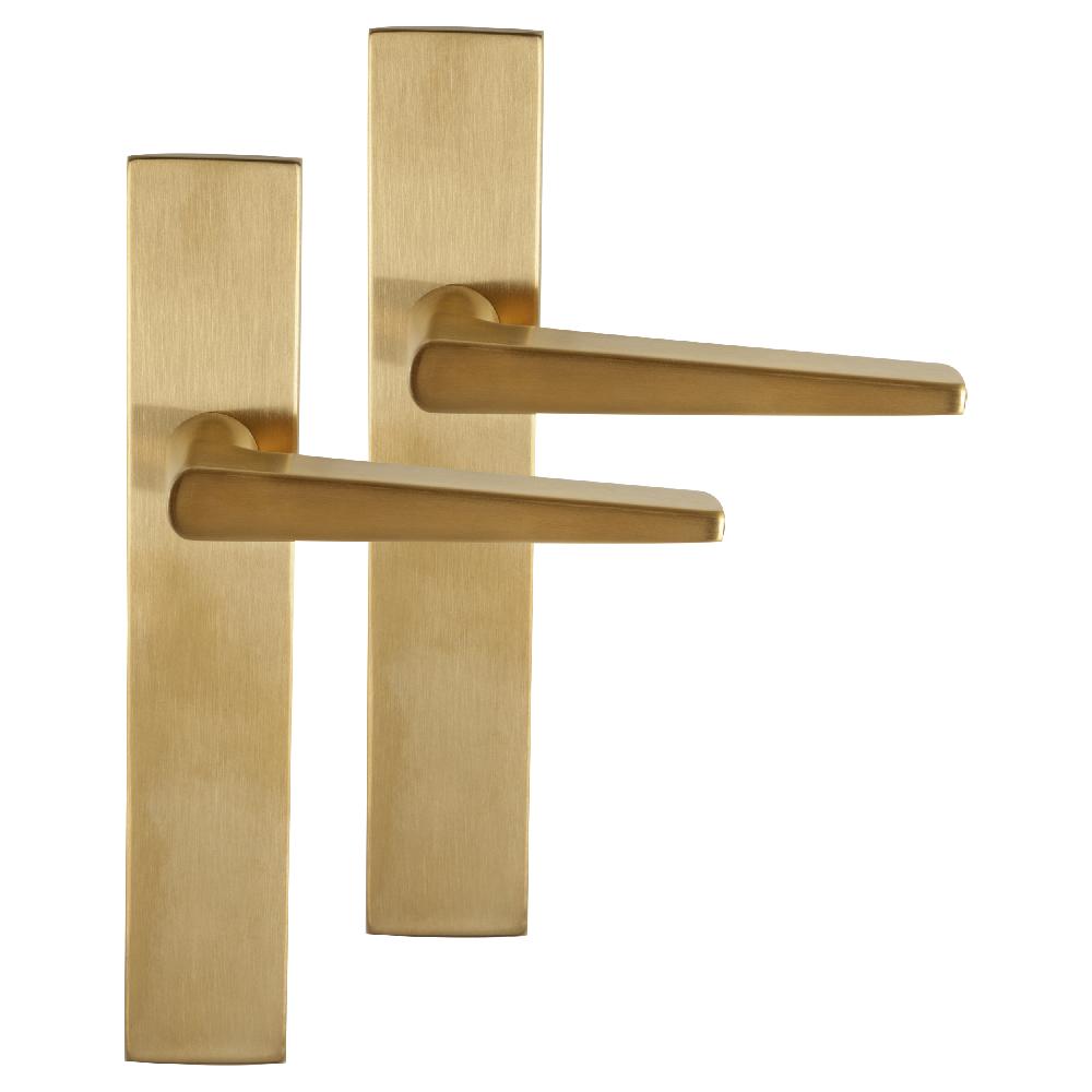 differnz Differnz Rotterdam deurkruk – vierkant schild – blind – goud