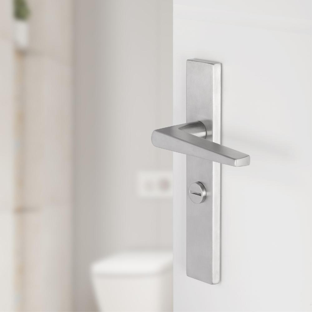 Differnz Differnz Rotterdam Deurkruk – Vierkant Schild – WC 63 Mm – Mat Chroom