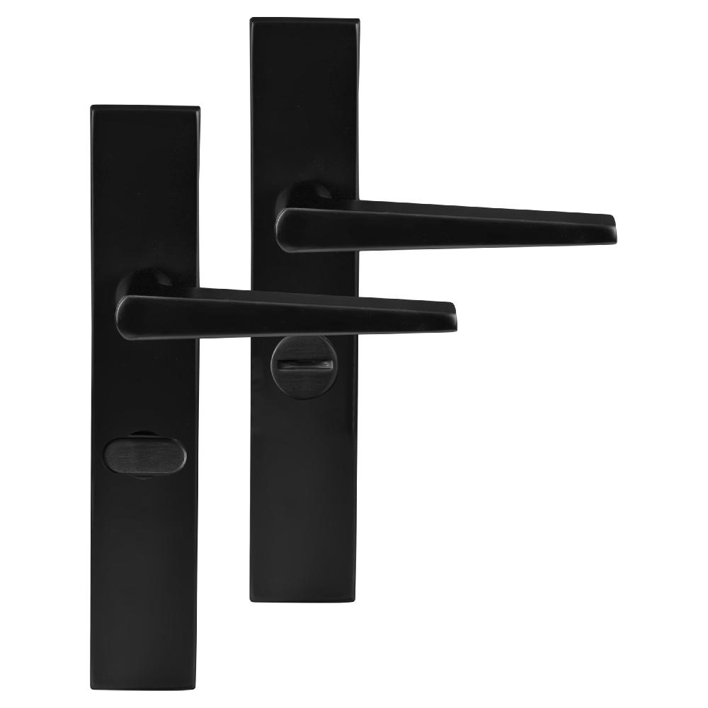 differnz Differnz Rotterdam deurkruk – vierkant schild – WC 63 mm – zwart