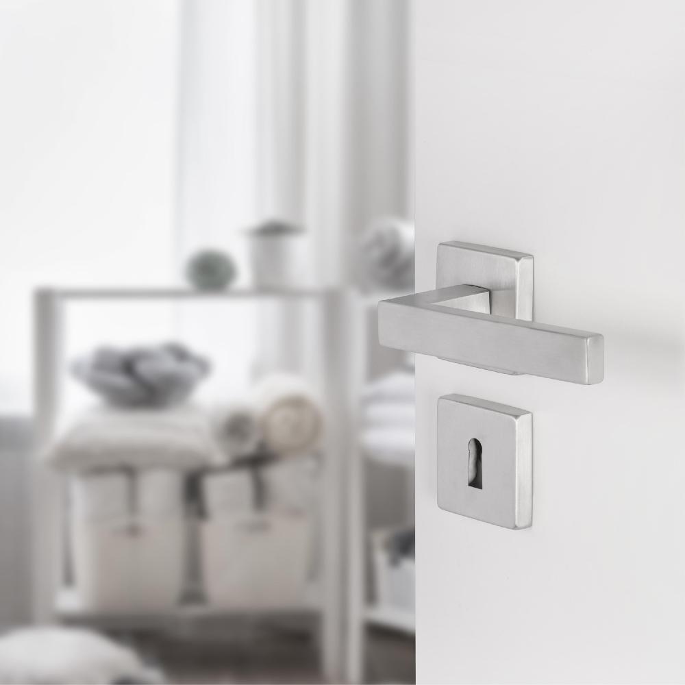 Differnz Differnz Rozet – Vierkant – Sleutel – Mat Chroom