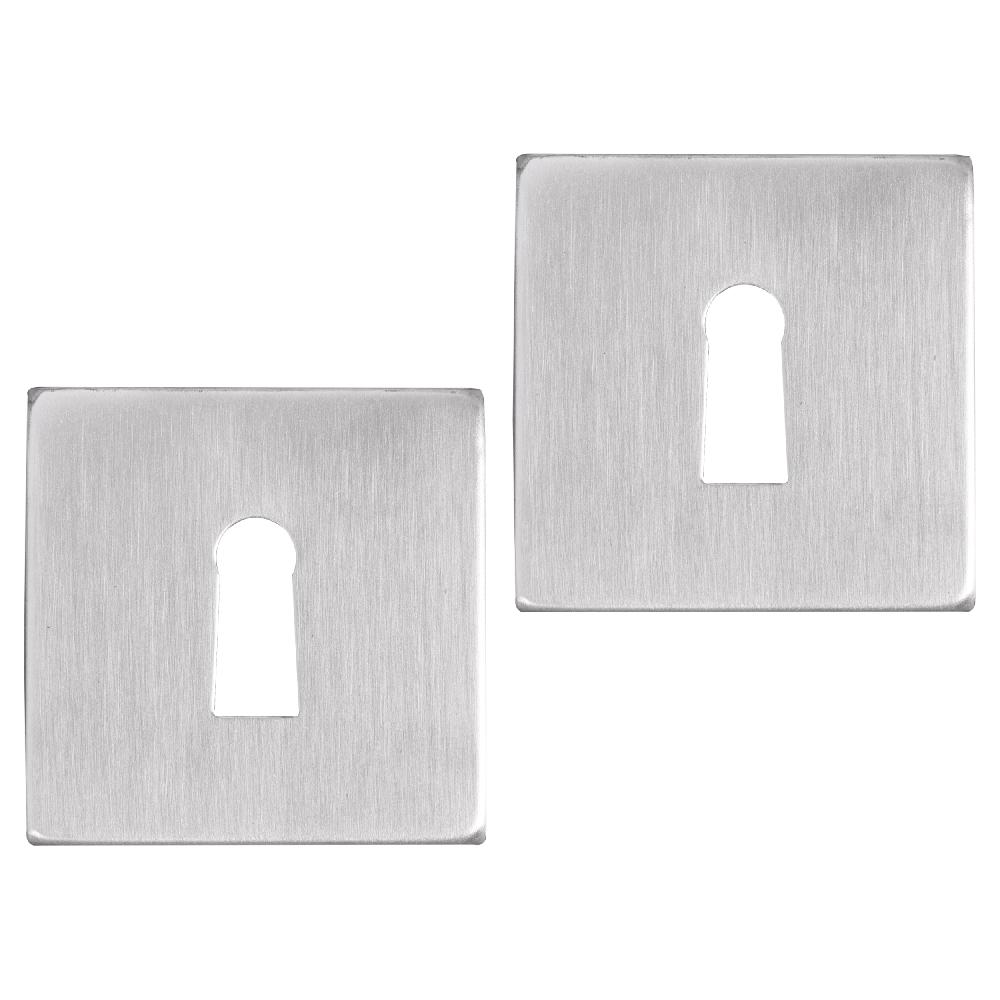 differnz Differnz rozet – vierkant – sleutel – mat chroom