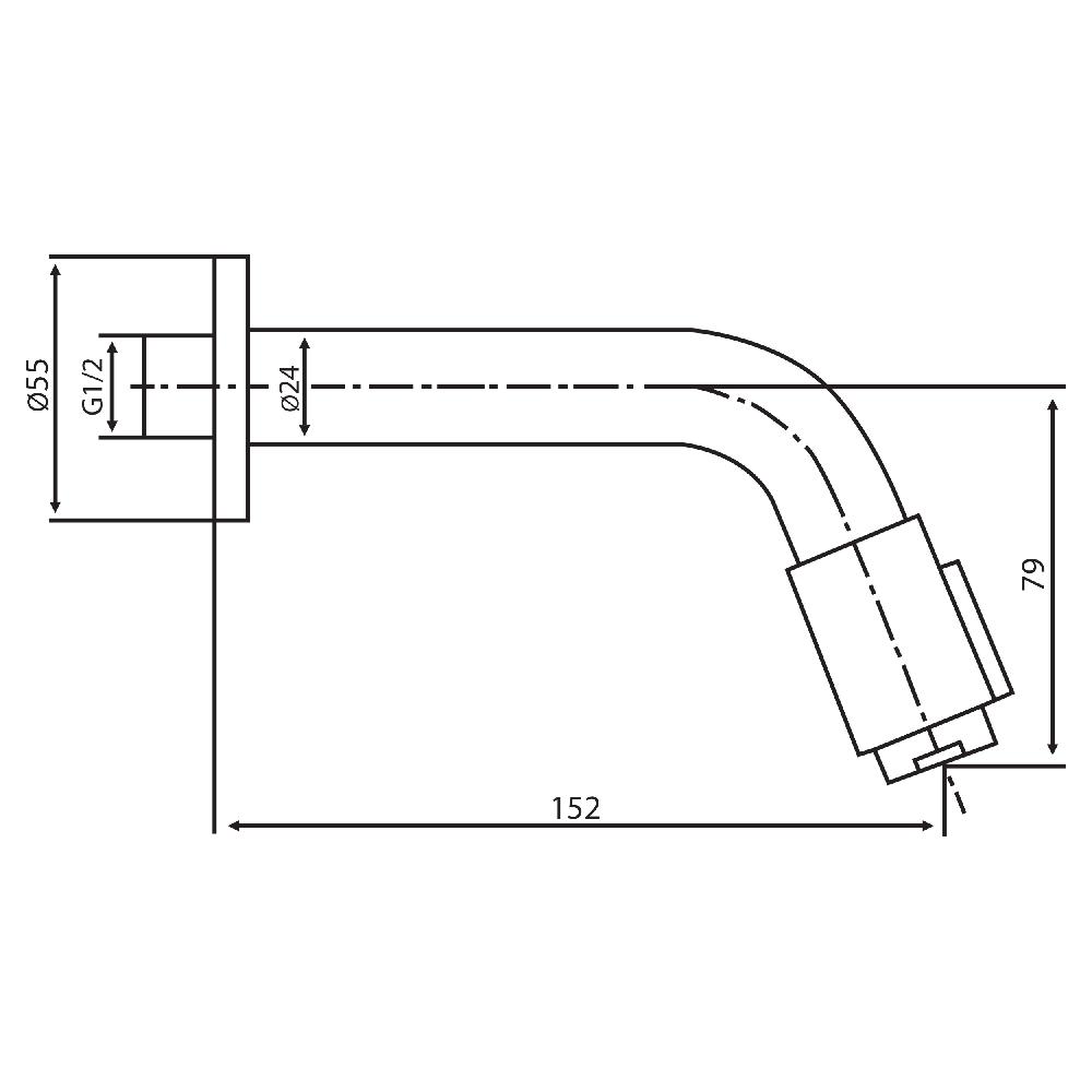 Differnz Differnz Ruz Fonteinset – Waskom Marmer – Muurkraan 15 Cm Chroom – Inclusief Wastafelplank Licht Eiken