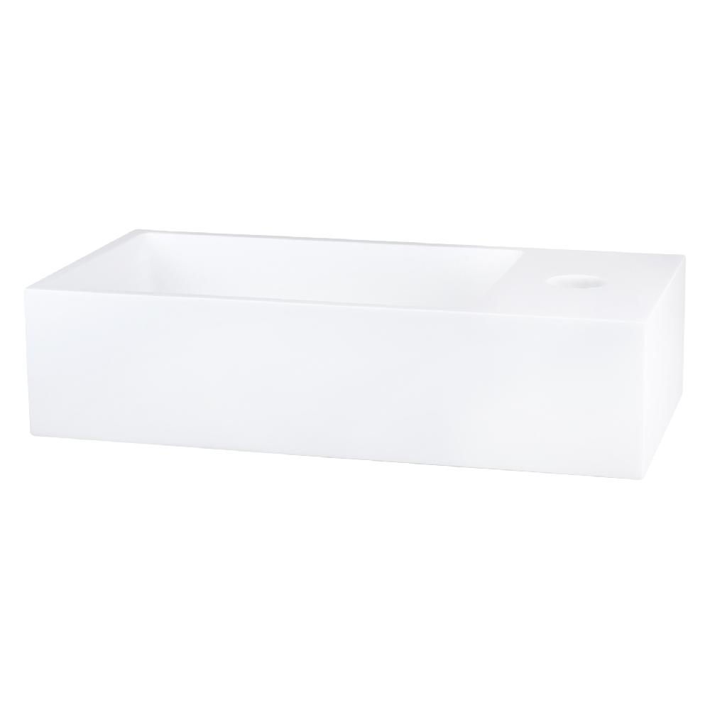 Differnz Differnz Solid Fontein – Solid Surface Wit – 36 X 18.5 X 9 Cm