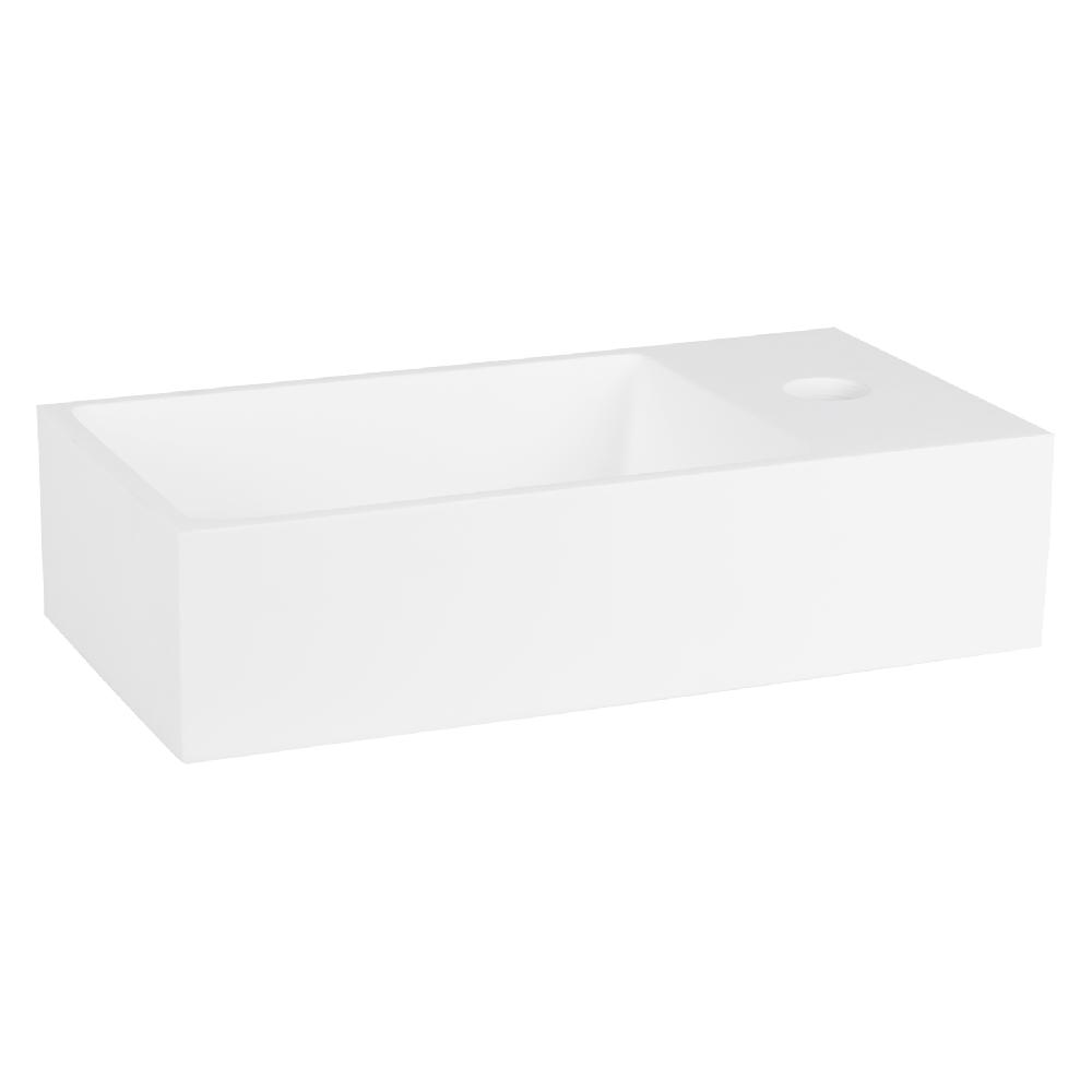 Differnz Differnz Solid Fontein – Solid Surface Wit – 36 X 18.5 X 9 Cm