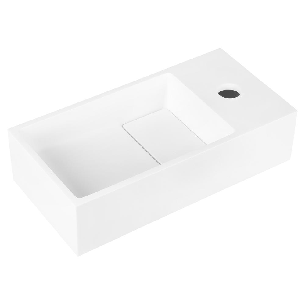 differnz Differnz Solid fontein – solid surface wit – 36 x 18.5 x 9 cm differnz Differnz Solid fontein – solid surface wit – 36 x 18.5 x 9 cm