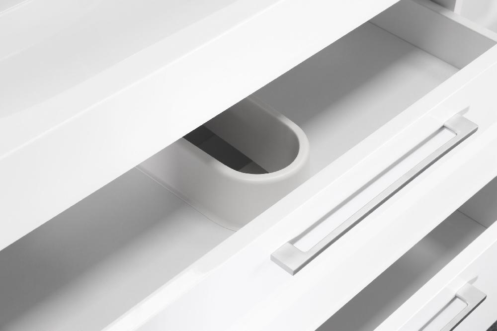 Differnz Differnz Somero Onderkast – 2 Lades – 60 Cm – Hoogglans Wit