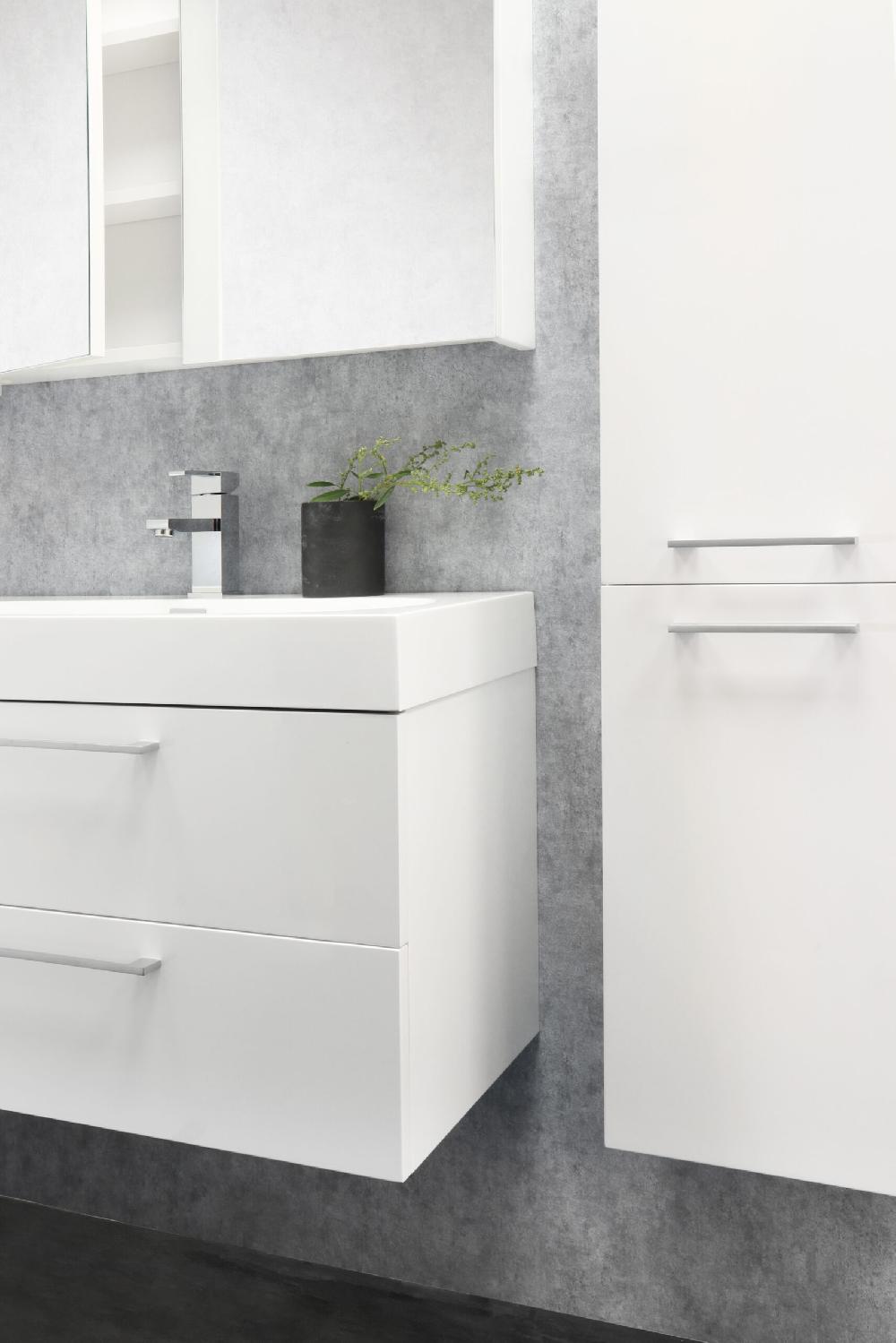 Differnz Differnz Somero Onderkast – 2 Lades – 80 Cm – Hoogglans Wit