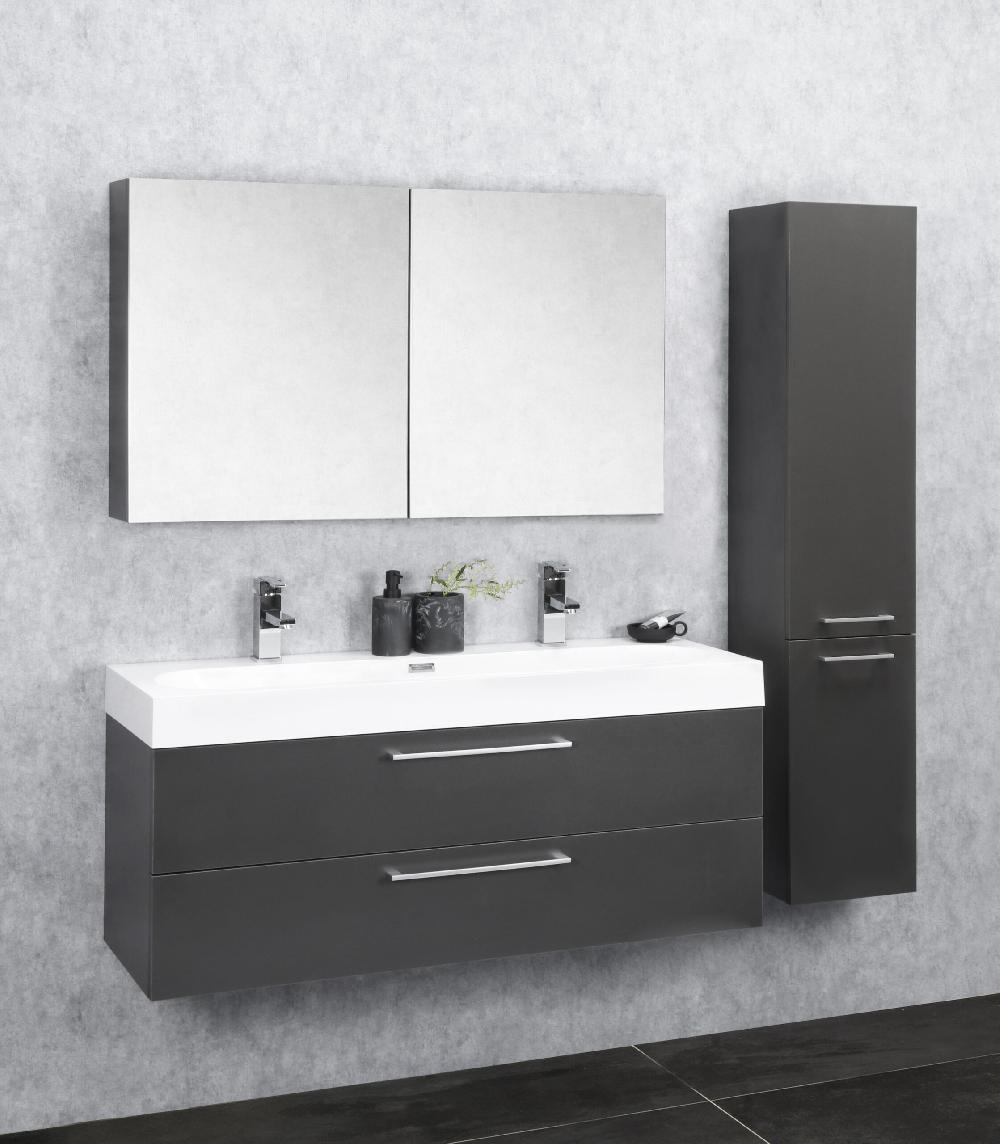 Differnz Differnz Somero Wastafel – 2 Kraangaten – 100 Cm – Wit