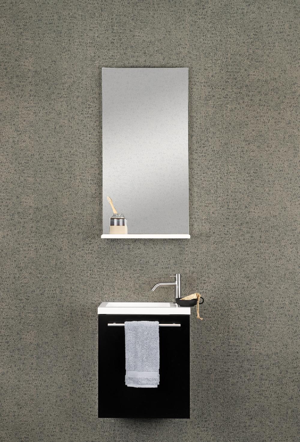 Differnz Differnz Tight Onderkast – Met Wastafel – 40 Cm – Zwart